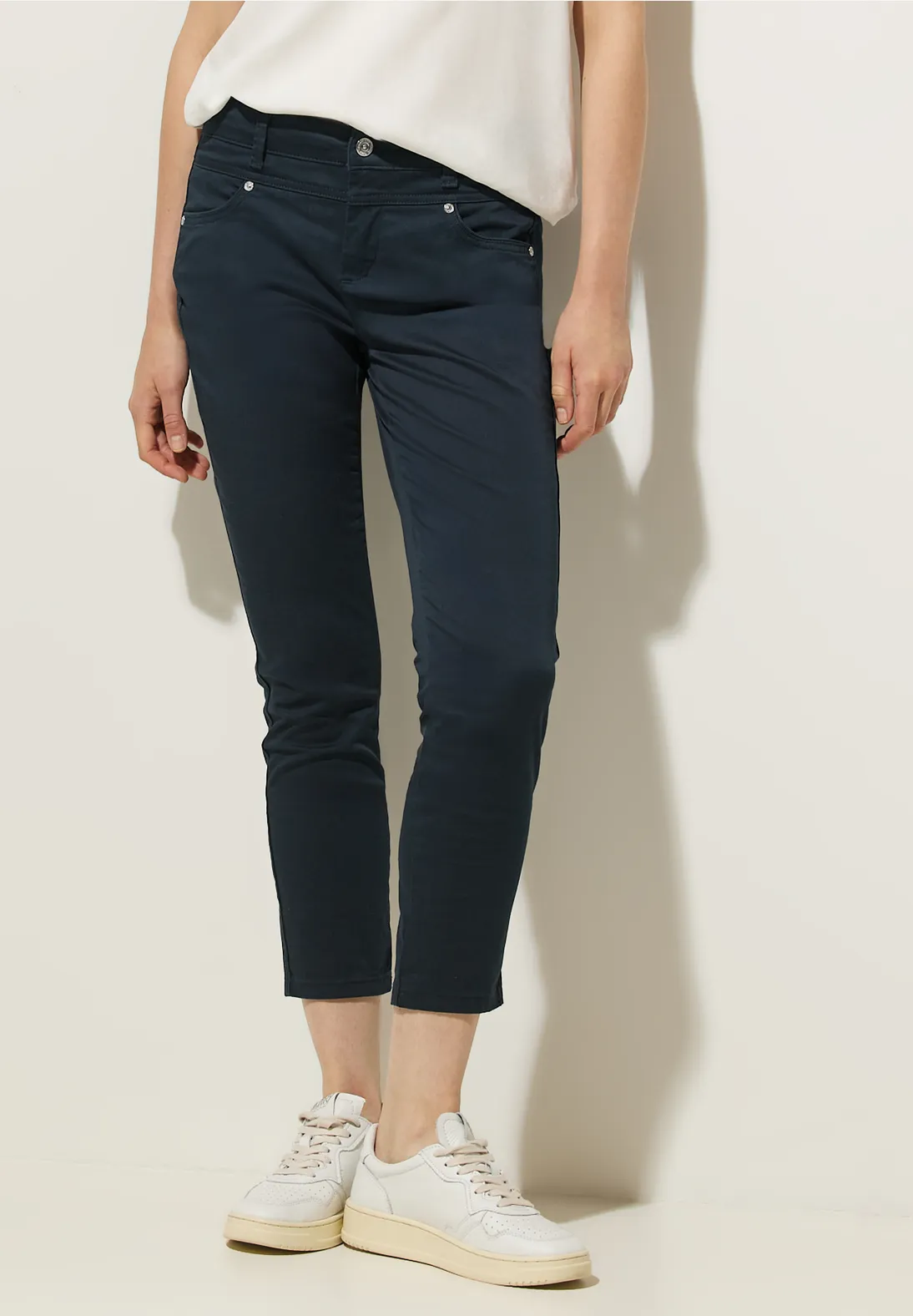 Street One Casual Fit Satinlook Hose - Style YULIUS