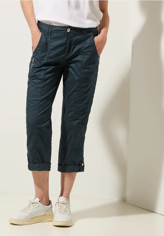 Street One Casual Fit Turn-Up Hose - Style YULIUS