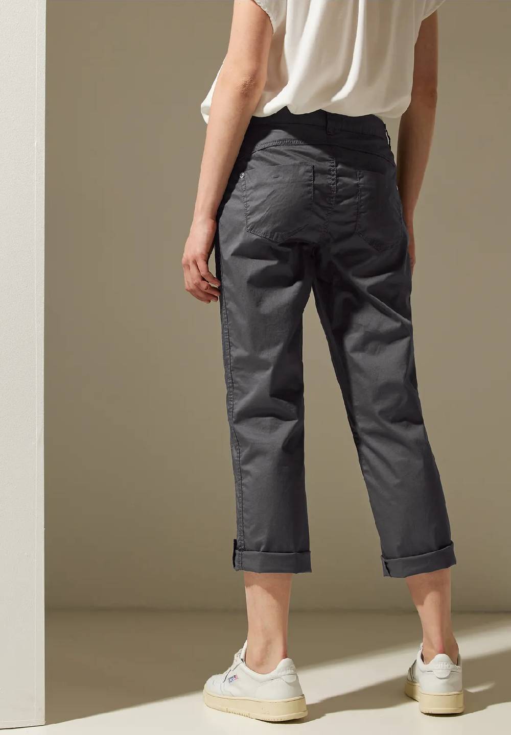 Street One Casual Fit Turn-Up Hose - Style YULIUS