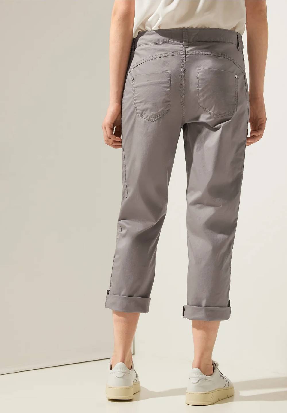 Street One Casual Fit Turn-Up Hose - Style YULIUS