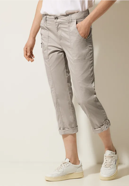 Street One Casual Fit Turn-Up Hose - Style YULIUS