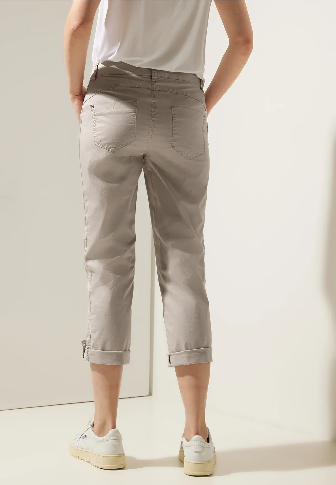 Street One Casual Fit Turn-Up Hose - Style YULIUS