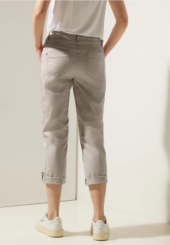 Street One Casual Fit Turn-Up Hose - Style YULIUS