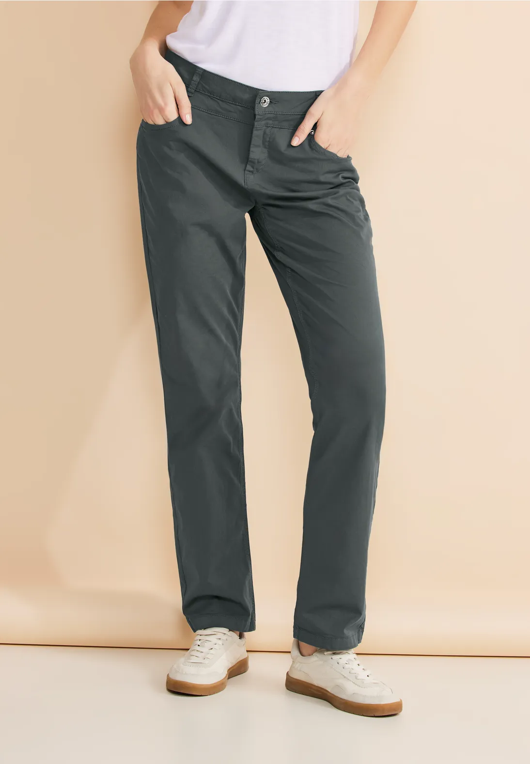 Street One Casual Fit Twill Hose - Style YULIUS