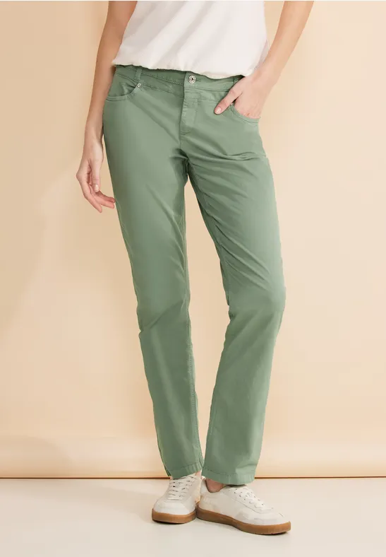 Street One Casual Fit Twill Hose - Style YULIUS