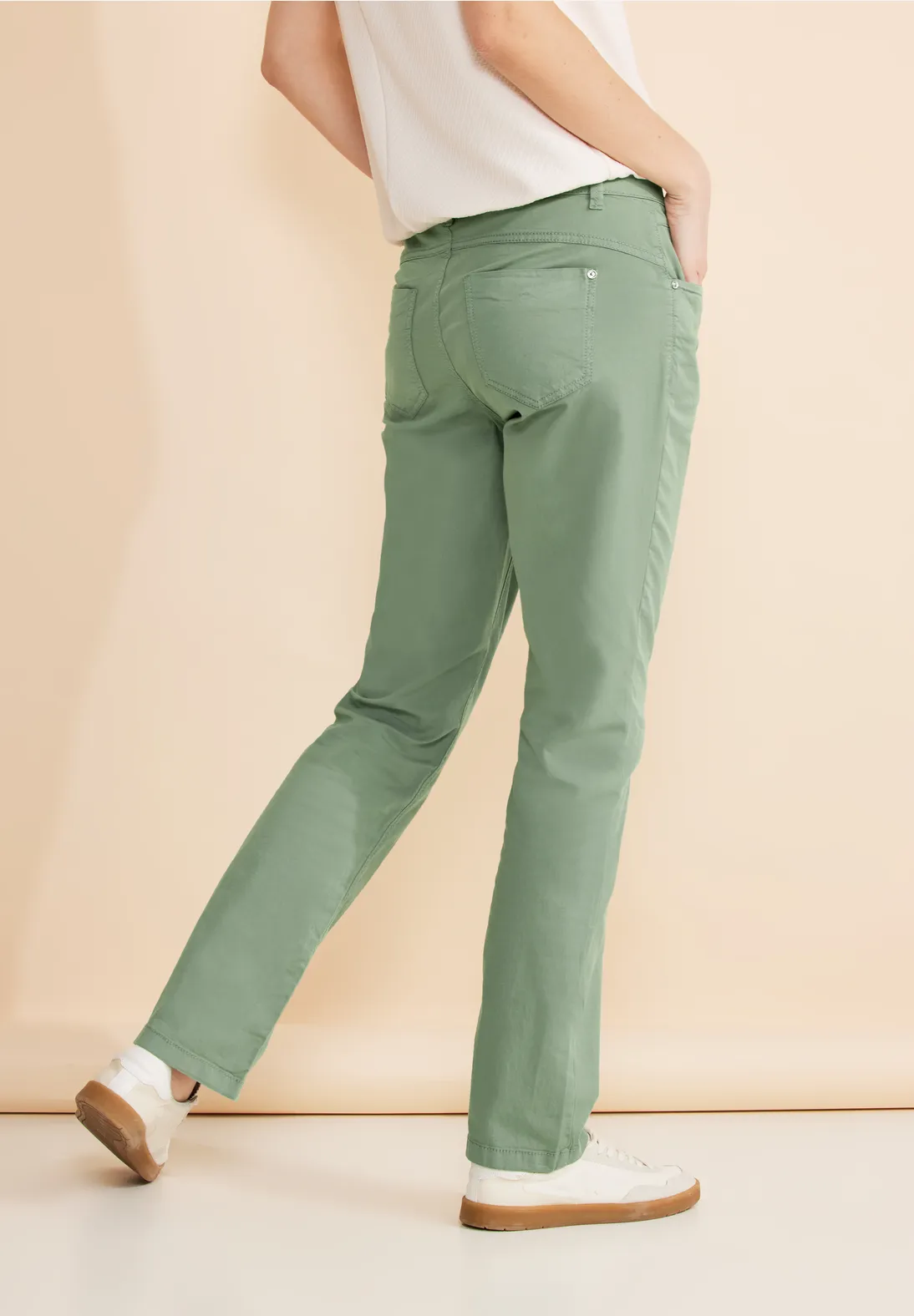 Street One Casual Fit Twill Hose - Style YULIUS