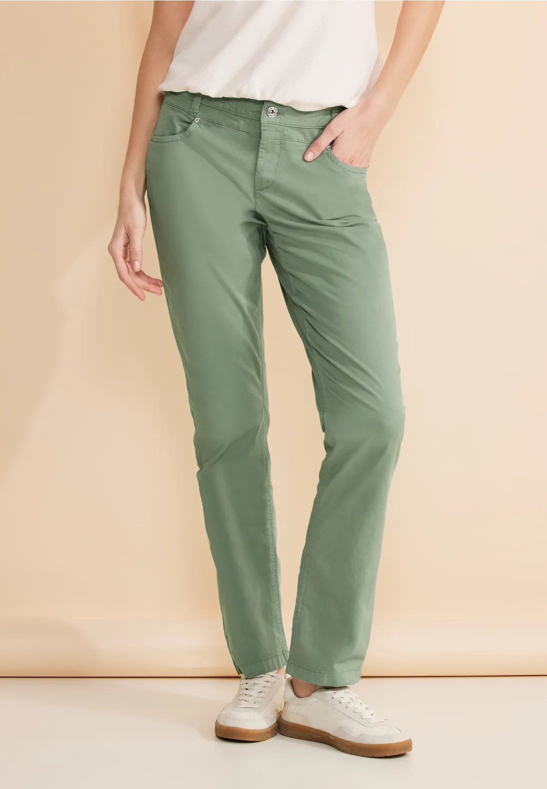 Street One Casual Fit Twill Hose - Style YULIUS