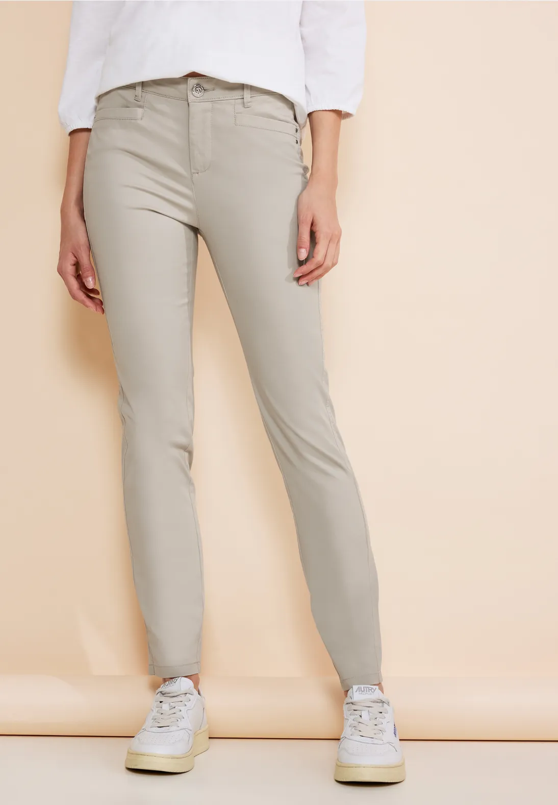 Street One Casual Fit Twill Hose - Style YULIUS