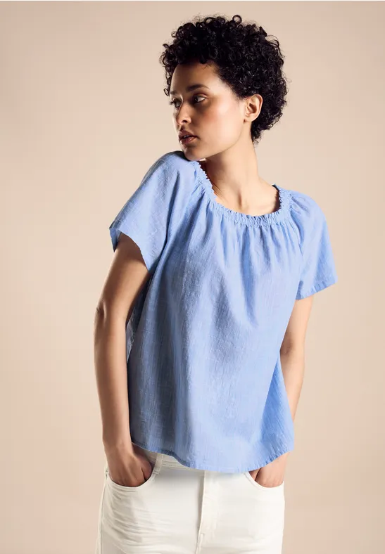 Street One Chambray Bluse