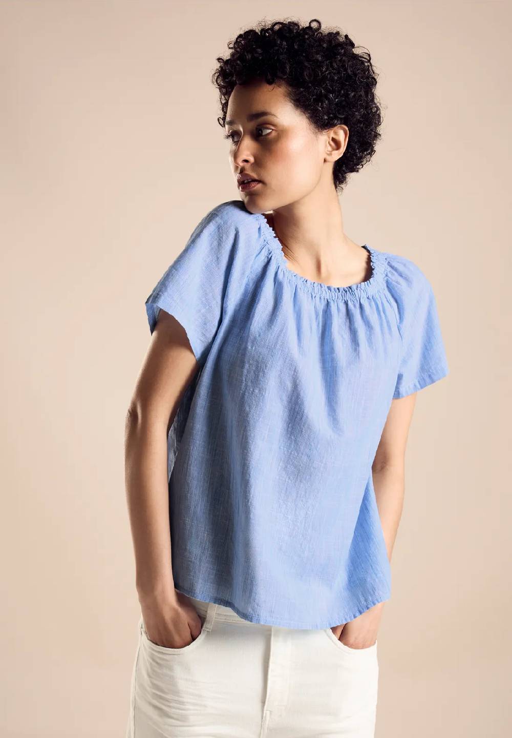 Street One Chambray Bluse