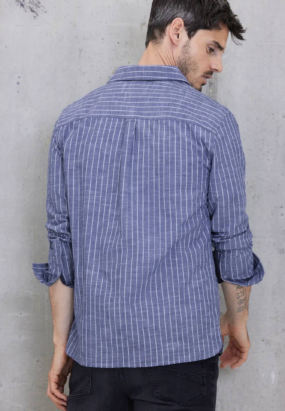 Street One Chambray Hemd Mit Streifen