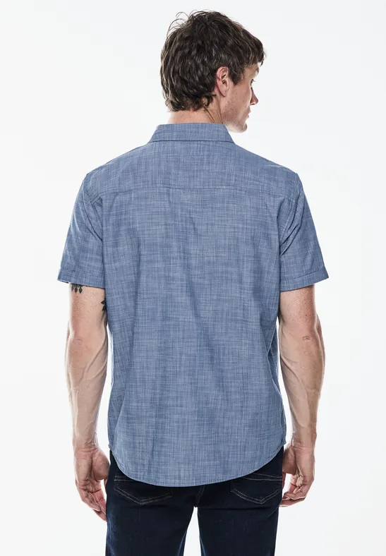 Street One Chambray Kurzarmhemd
