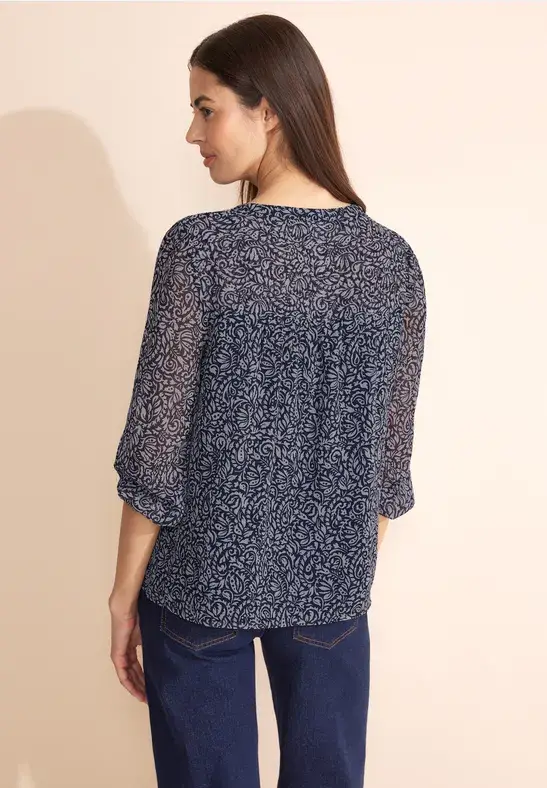Street One Chiffon Printbluse