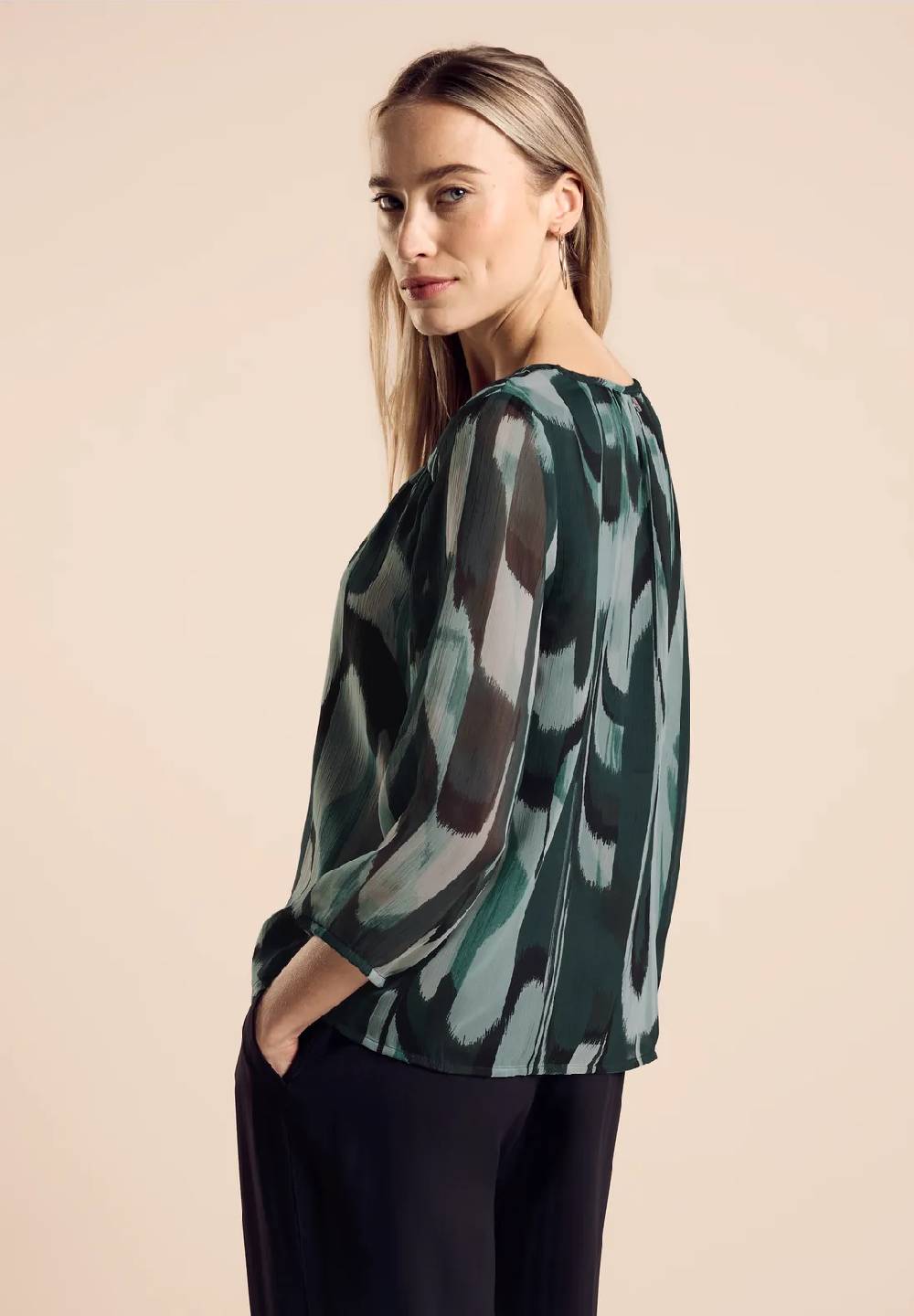 Street One Chiffon-Tunika Mit Print