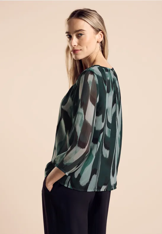 Street One Chiffon-Tunika Mit Print