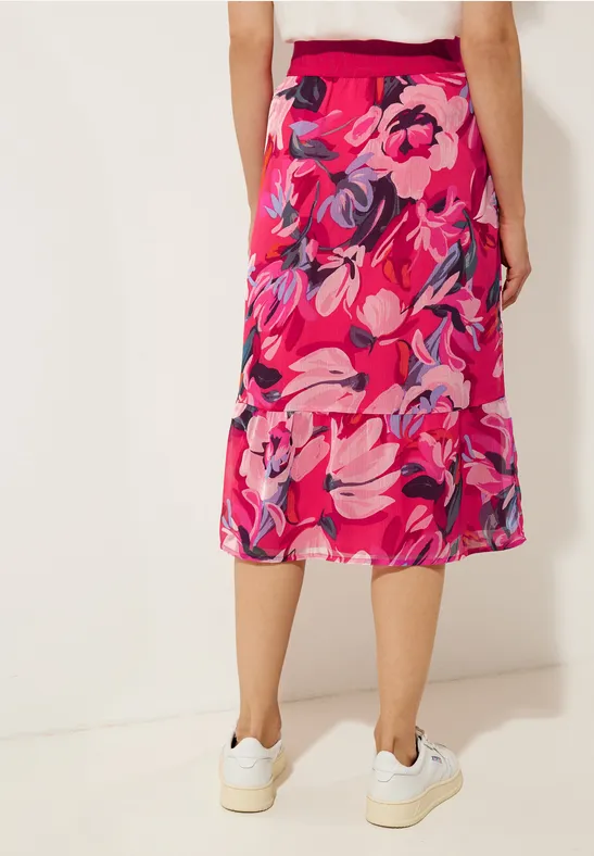 Street One Chiffon Volant Printrock