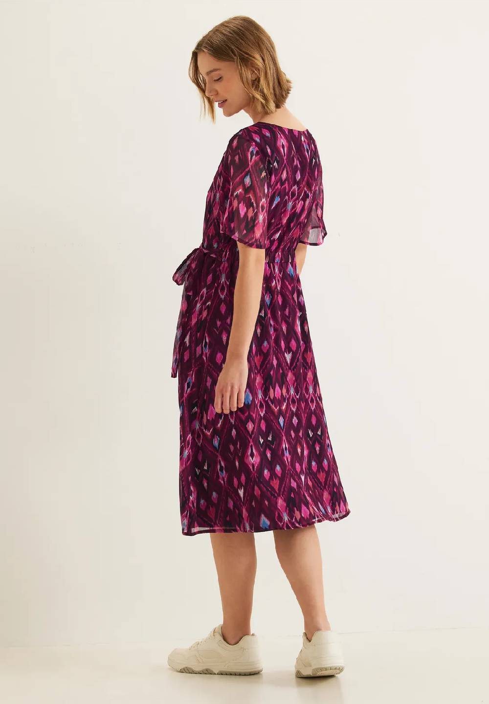 Street One Chiffonkleid In Wickeloptik