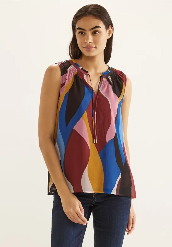 Street One Chiffontop Mit Print