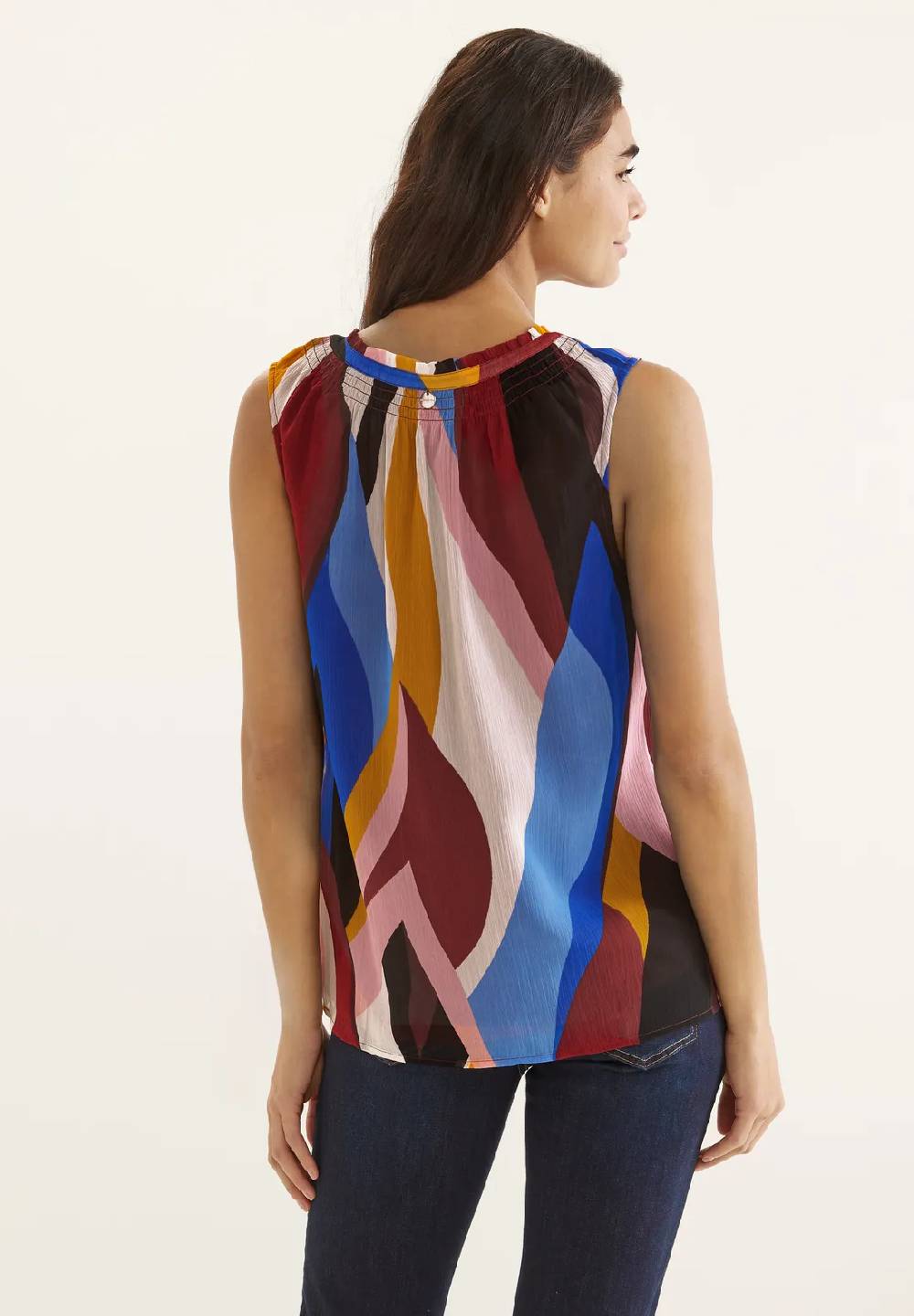Street One Chiffontop Mit Print
