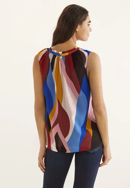 Street One Chiffontop Mit Print