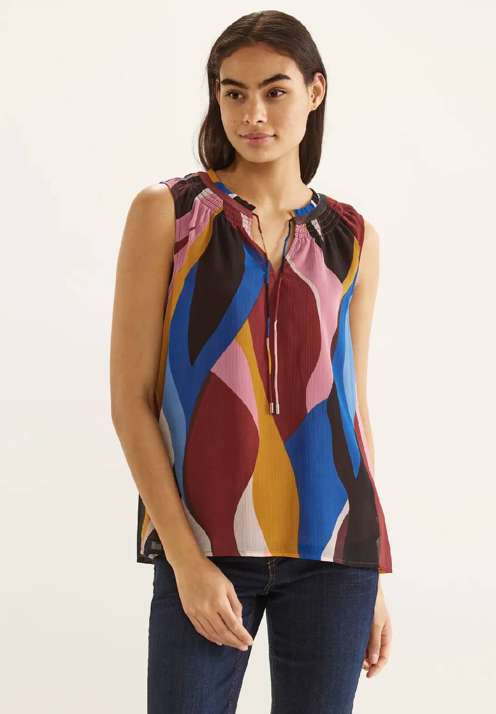 Street One Chiffontop mit Print
