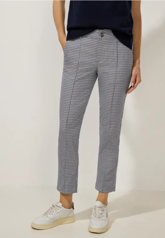 Street One Chino Casual Fit Karohose