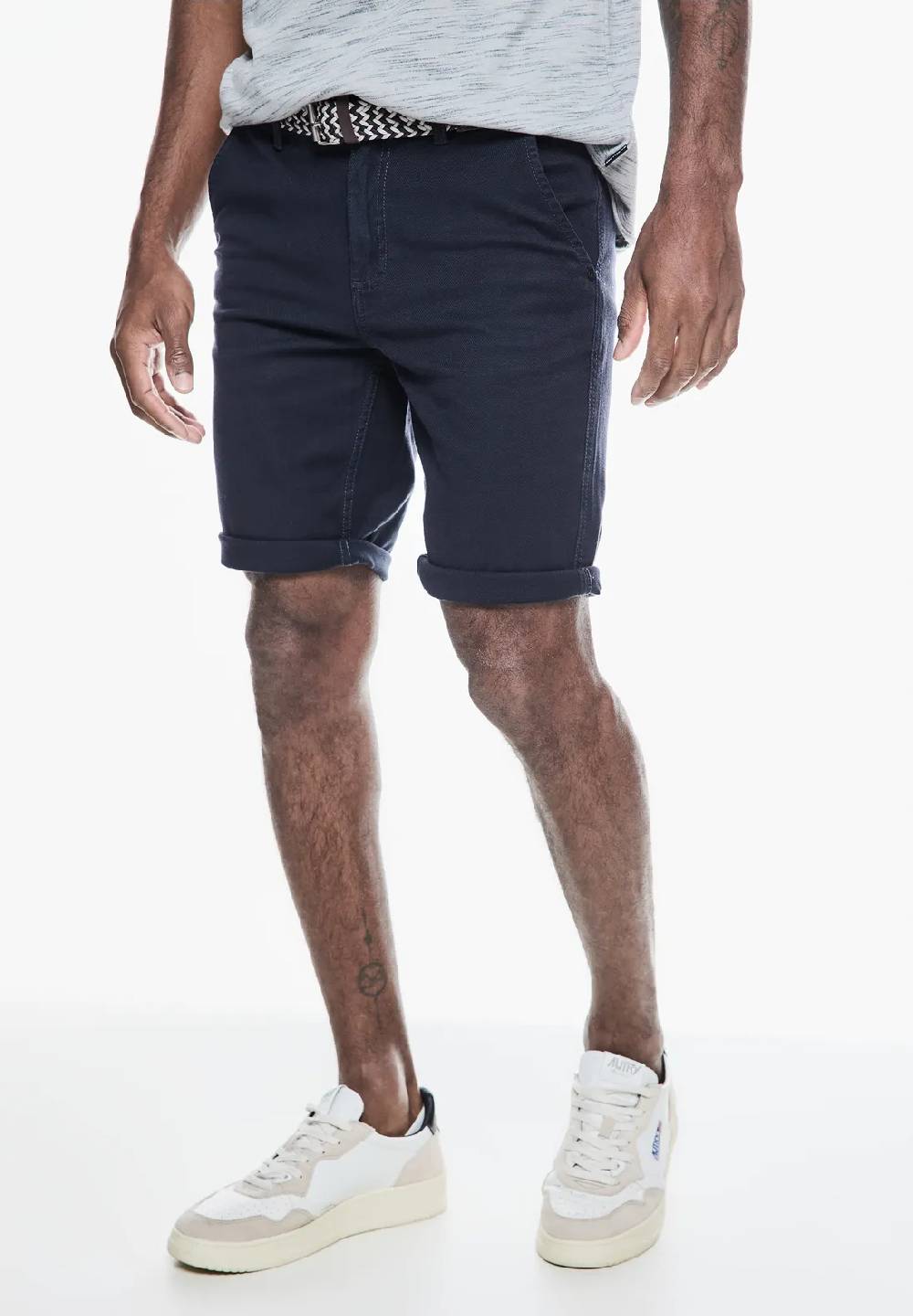 Street One Chino Shorts mit Gürtel