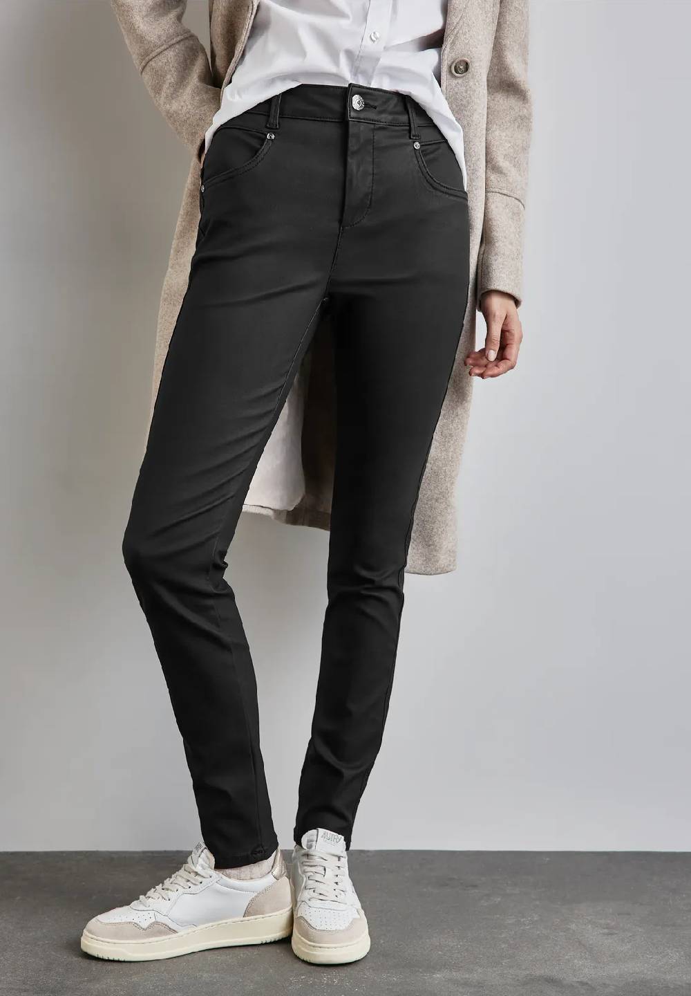 Street One Coating Hose im Slim Fit - Style YORK
