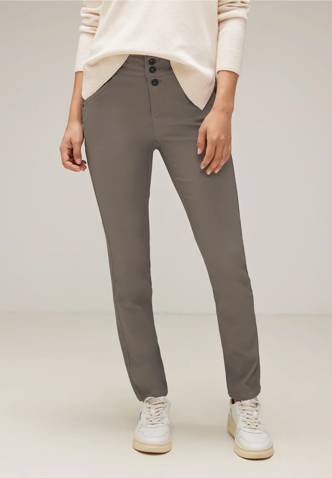 Street One Coating Slim Fit Hose - Style YORK