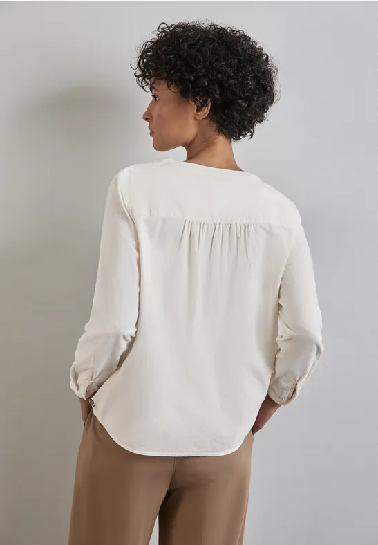 Street One Cord-Bluse Mit Knopfleiste