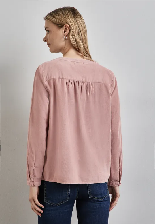 Street One Cord-Bluse Mit Knopfleiste
