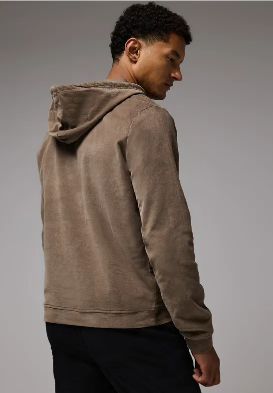 Street One Cord-Hoodie