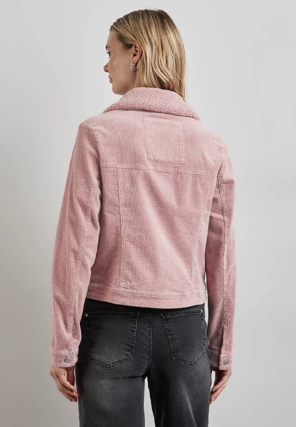 Street One Cord-Jacke Mit Teddy-Kragen