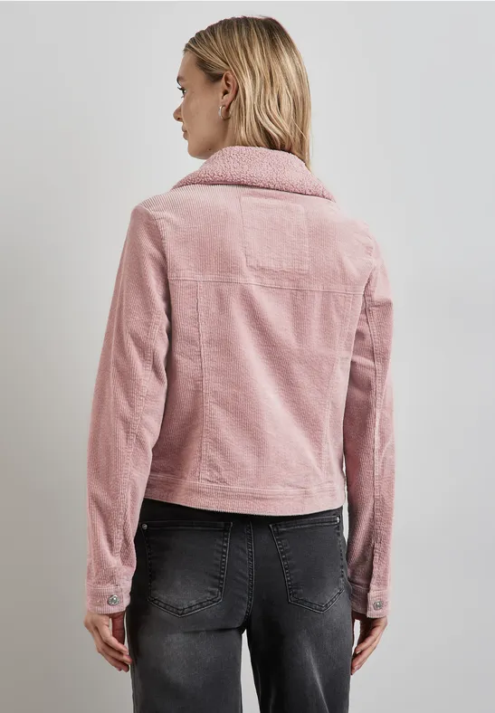 Street One Cord-Jacke Mit Teddy-Kragen