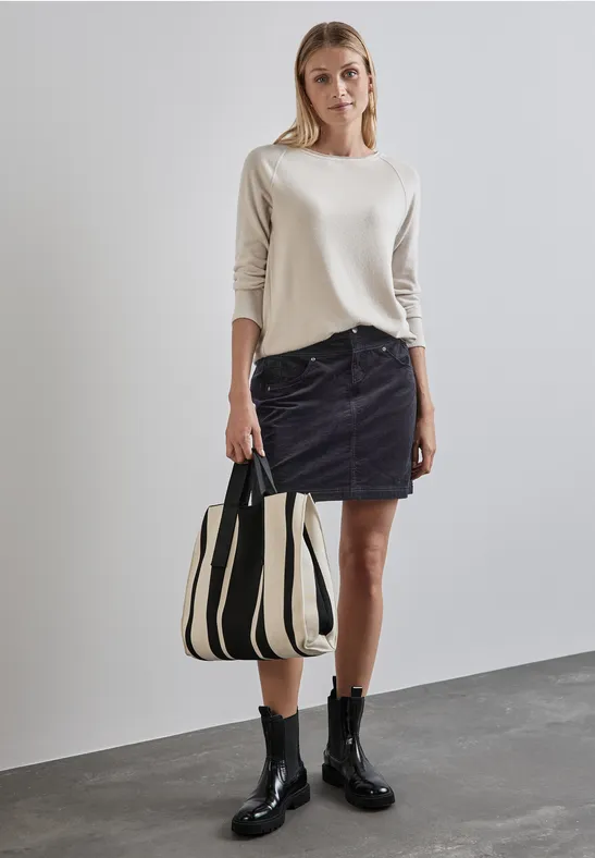 Street One Cord-Rock In A-Linie