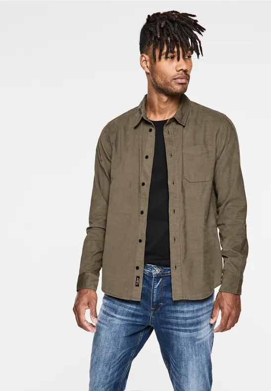 Street One Cordhemd Mit Knopfleiste