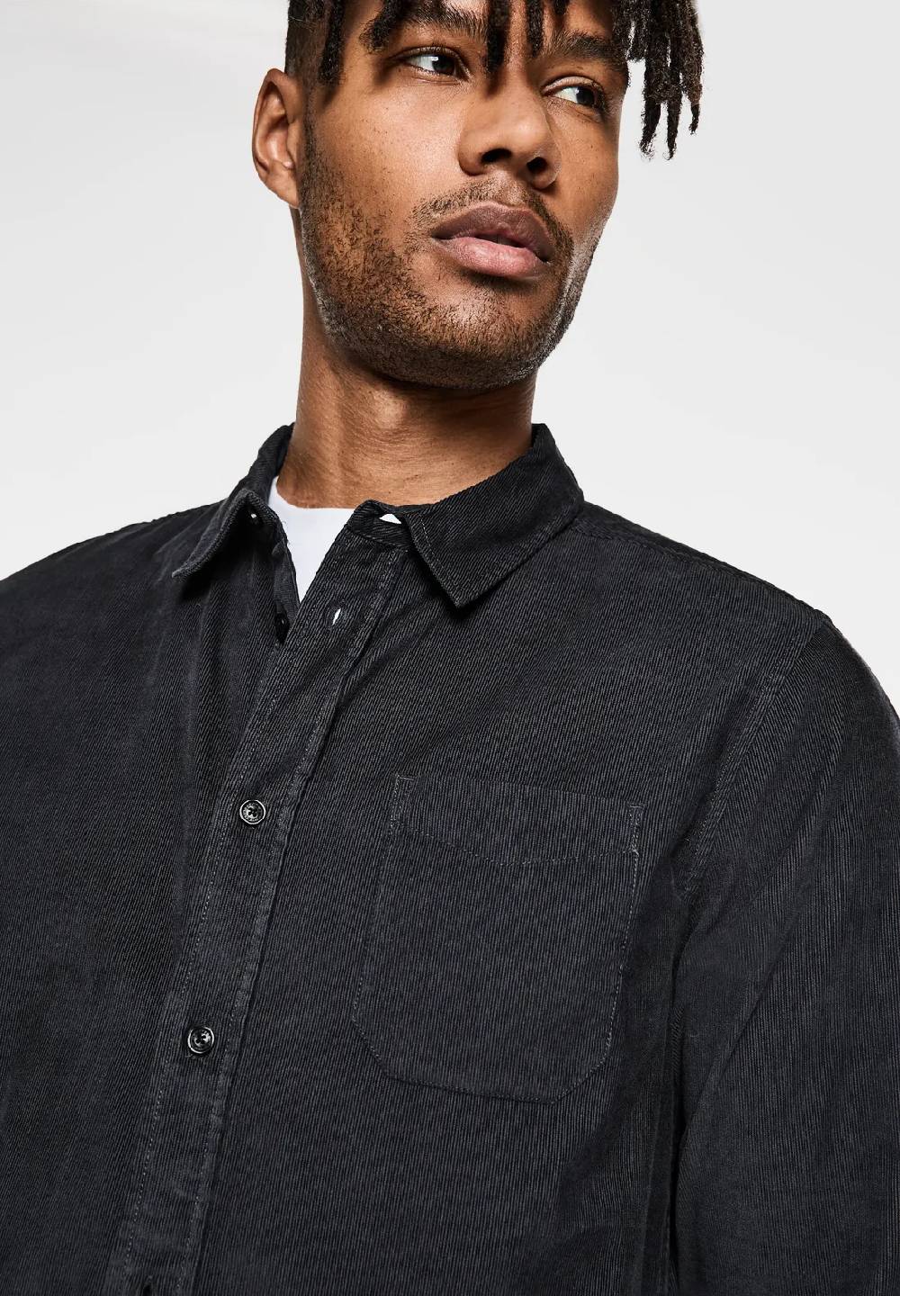 Street One Cordhemd mit Knopfleiste