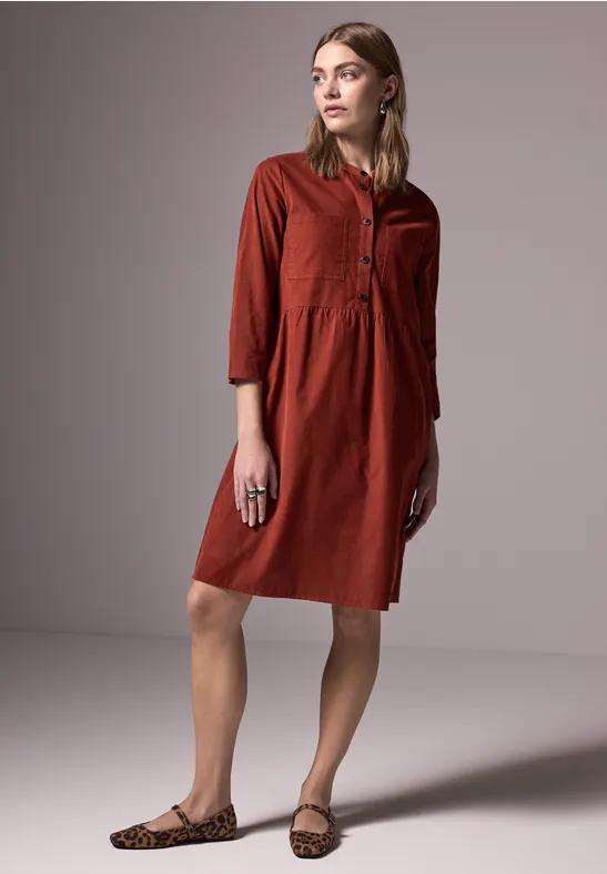 Street One Cordkleid Mit Volant