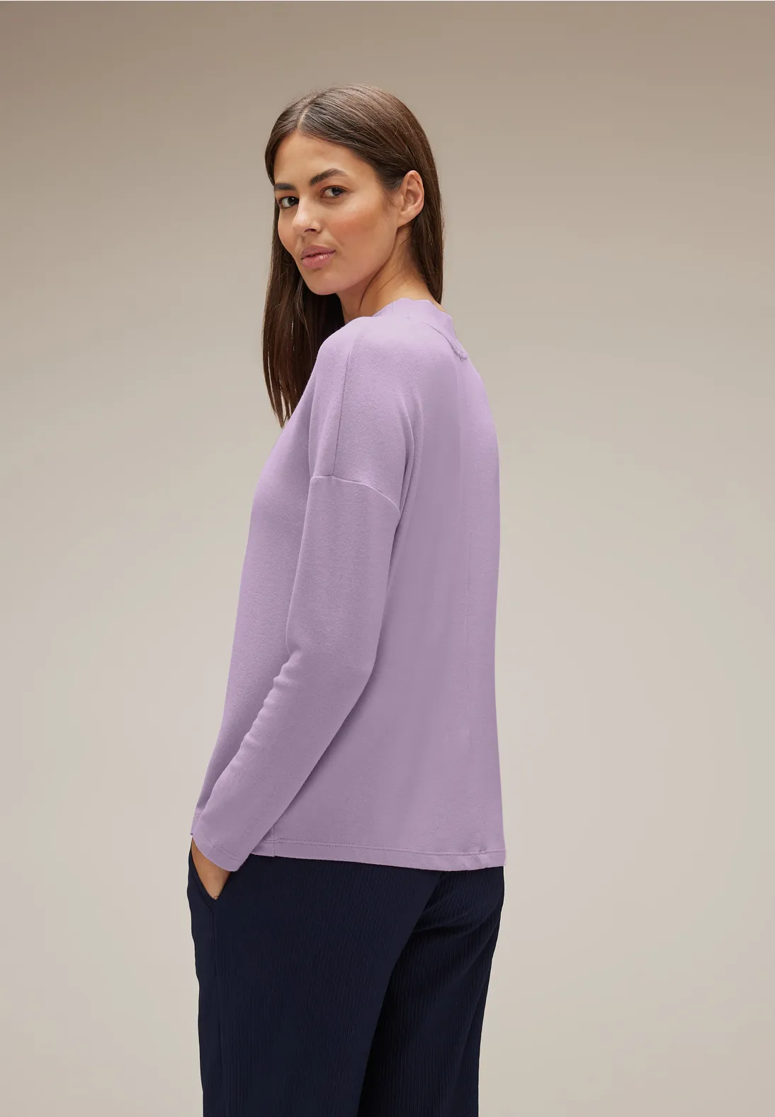 Street One Cosy Shirt Mit Ziernaht