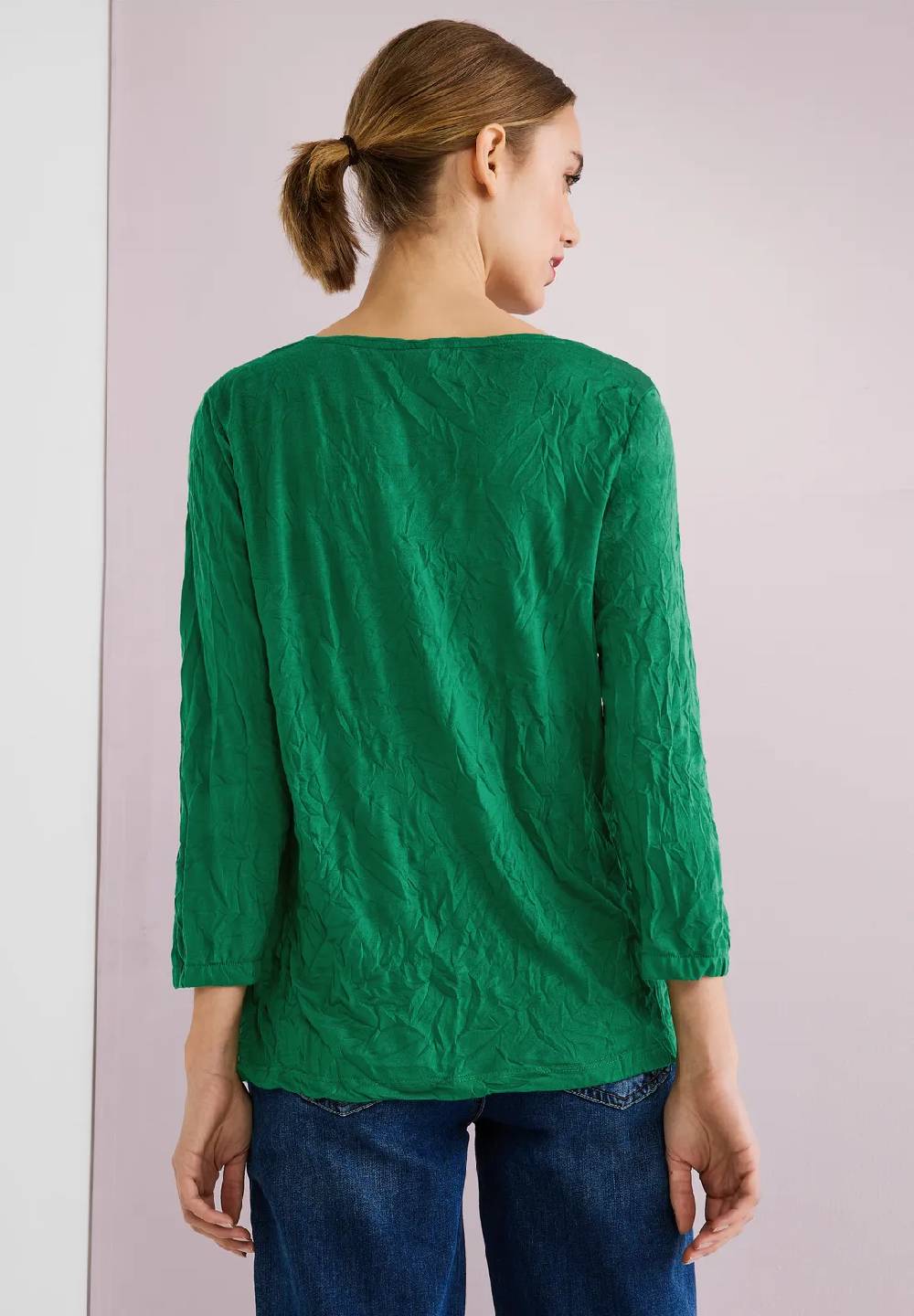 Street One Crash Shirt In Unifarbe