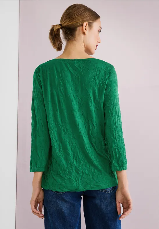 Street One Crash Shirt In Unifarbe