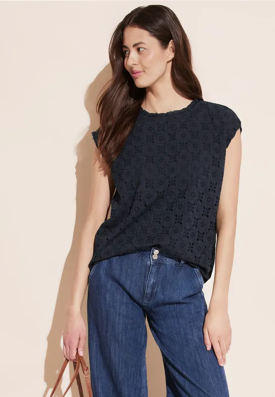 Street One Crochet Bluse