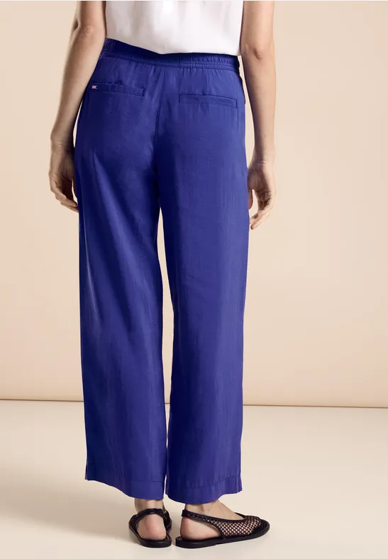Street One Cupro Wide Leg Hose