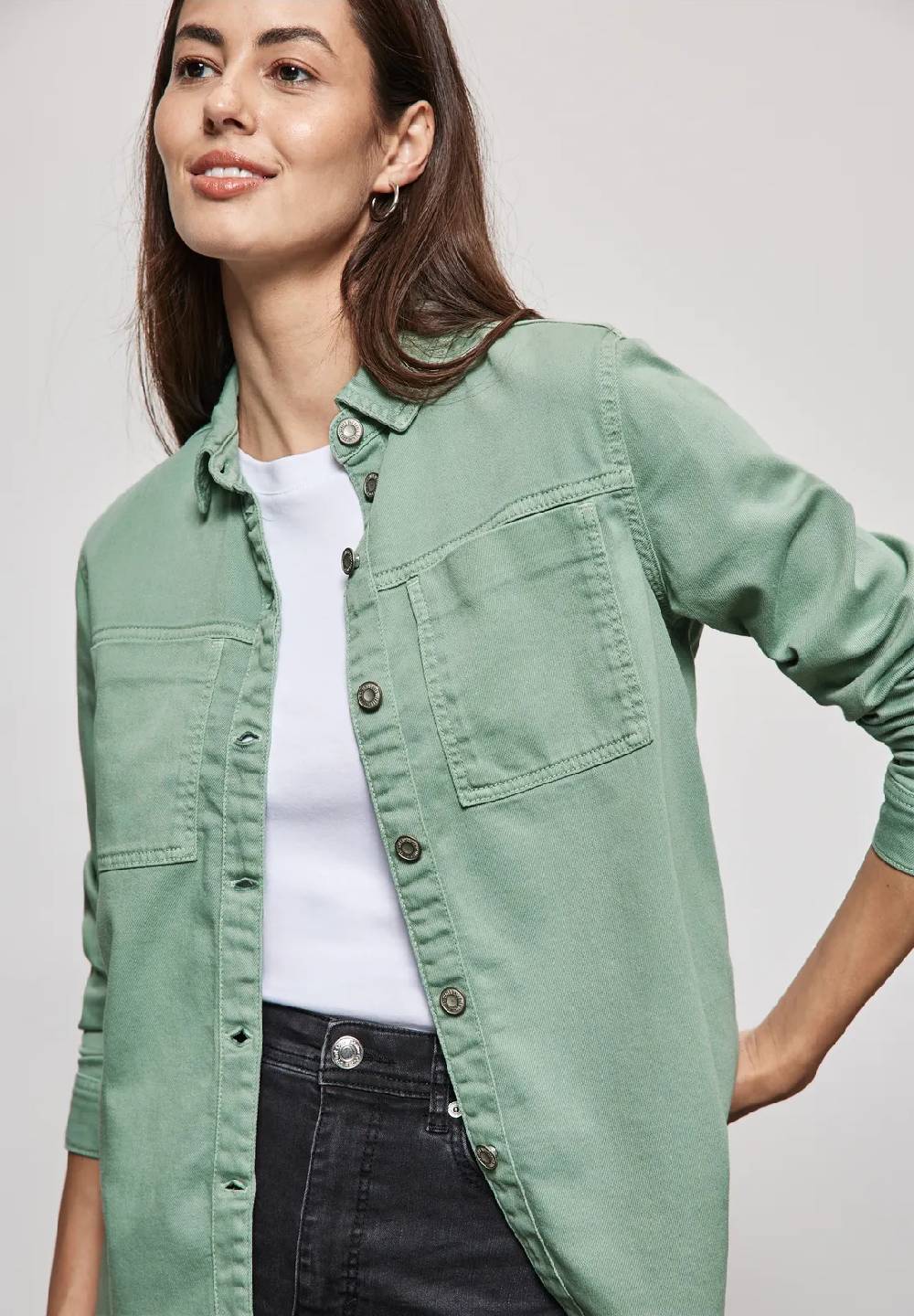 Street One Denim-Overshirt