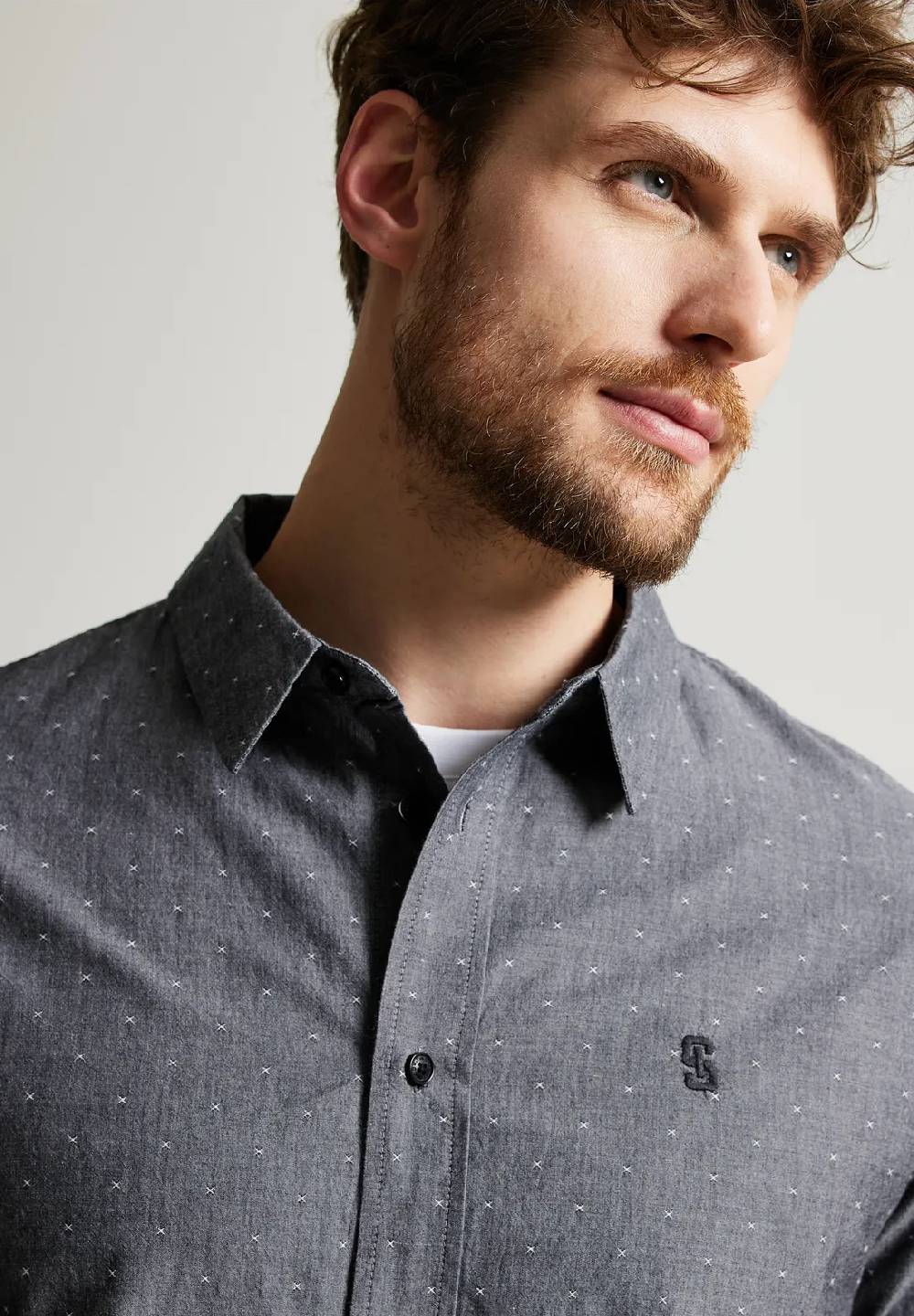 Street One Dobby Kurzarmhemd