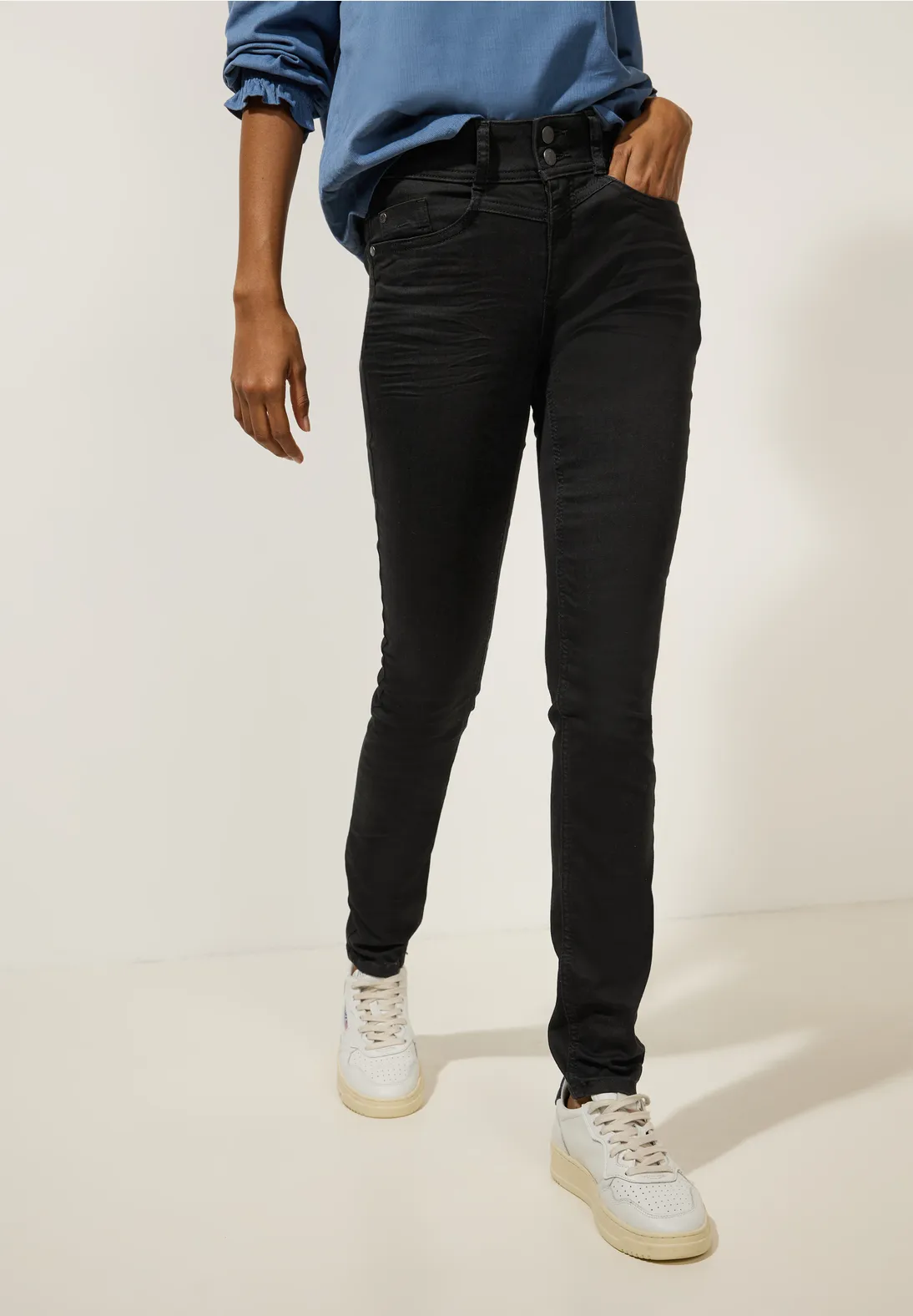 Street One Dunkle Slim Fit Jeans - Style YORK