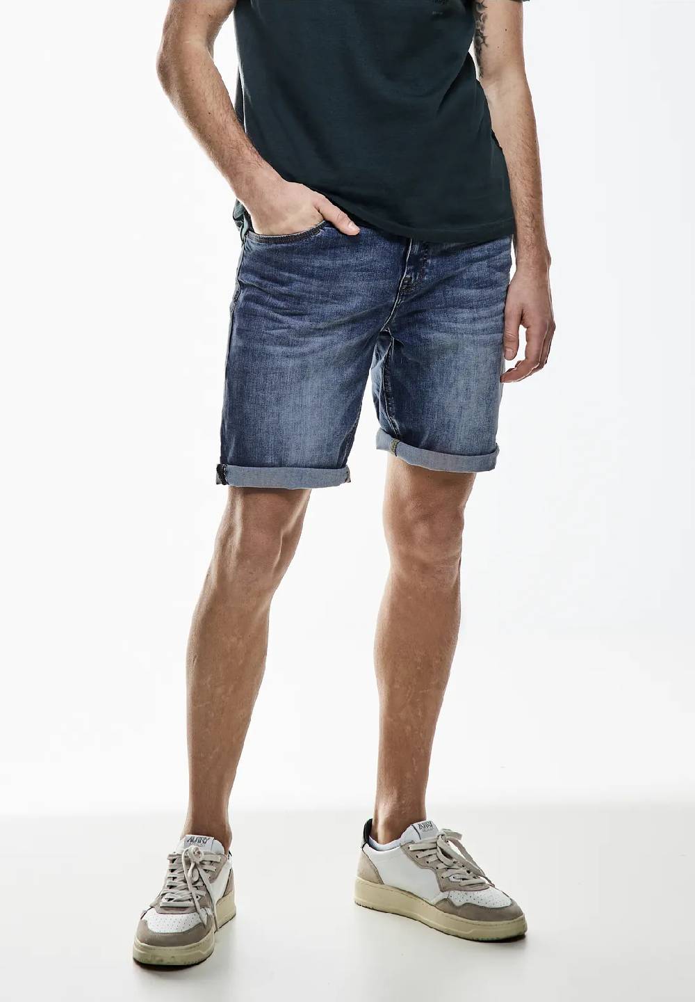 Street One Elastische Jeans Shorts