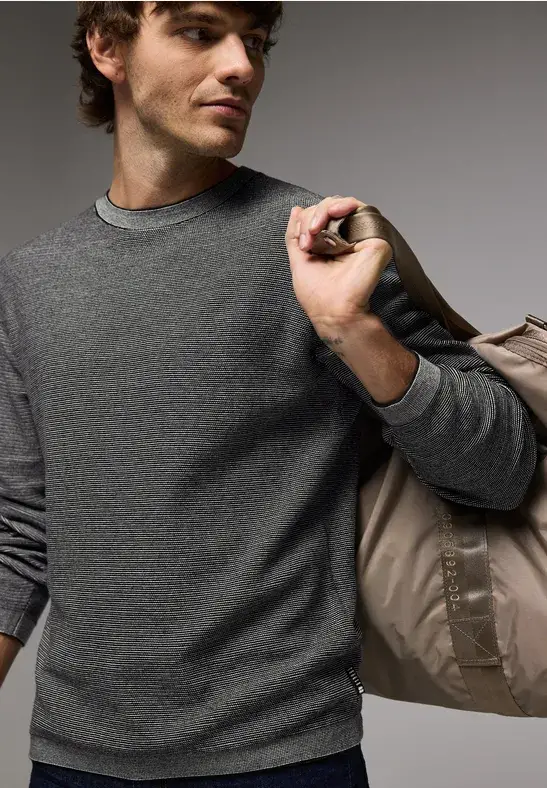 Street One Feiner Slub-Pullover