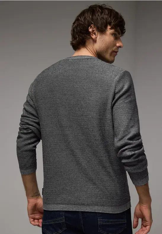 Street One Feiner Slub-Pullover