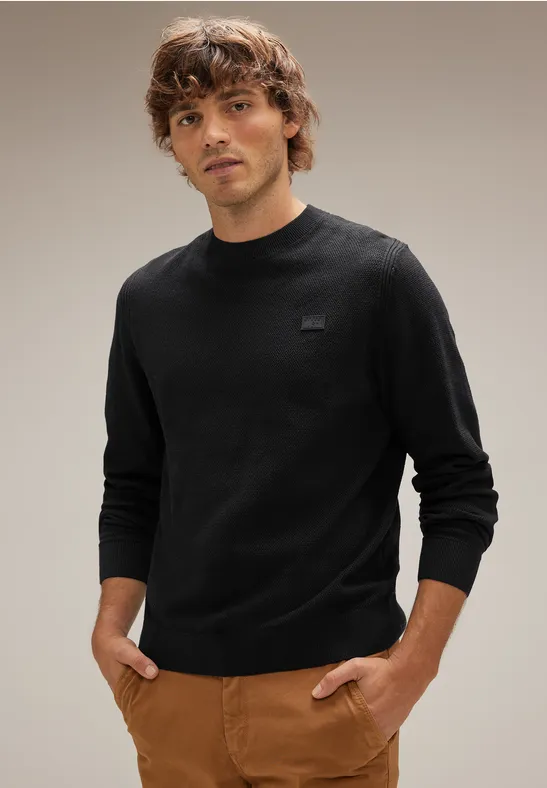 Street One Feiner Strukturpullover